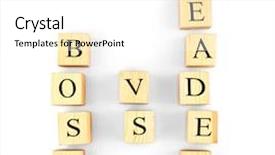  Presentation with towers - PPT theme consisting of text boss vs leader background and a  colored foreground