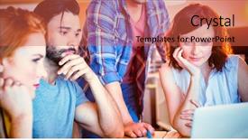  Presentation with creative - Slides featuring leadership 29 - creative business team discussing background and a  colored foreground