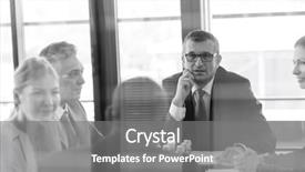  Presentation with discussion room - Slide deck consisting of leadership 29 - multi-ethnic business people having discussion background and a gray colored foreground