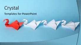  Presentation with red white blue - Audience pleasing presentation design consisting of leadership art science - boss vs leader concept white backdrop and a arctic colored foreground