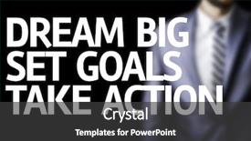  Presentation with set goals - Cool new PPT layouts with cinnamon sticks with red bow decoration for christmas macro and details backdrop and a tawny brown colored foreground