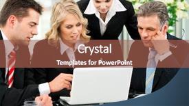  Presentation with team meeting - Audience pleasing PPT layouts consisting of leadership coach - business - team meeting backdrop and a tawny brown colored foreground