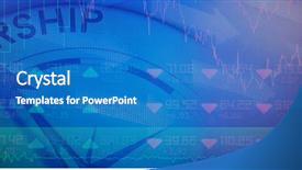  Presentation with modern building - Theme with leadership concept of navigational compass background and a teal colored foreground