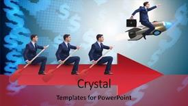  Presentation with patriotic leadership - Amazing theme having leadership concept with various business backdrop and a red colored foreground