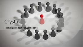  Presentation with leadership - Cool new presentation with leadership concept backdrop and a light gray colored foreground