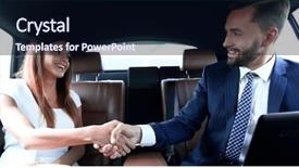  Presentation with computer - Audience pleasing slide deck consisting of leadership journey - beautiful couple using laptop computer backdrop and a wine colored foreground