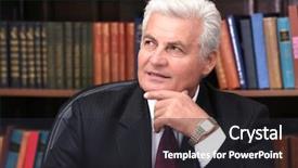  Presentation with successful - Slides enhanced with leadership legacy - portrait of successful mature businessman background and a dark gray colored foreground