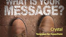  Presentation with text message - Amazing slide deck having text what is your backdrop and a tawny brown colored foreground