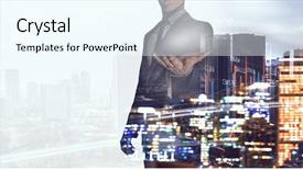  Presentation with business technology concepts digital lifestyle - Beautiful PPT layouts featuring leadership search - modern business lifestyle backdrop and a cool aqua colored foreground