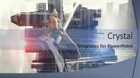  Presentation with modern - Audience pleasing theme consisting of leadership search - rythm of modern tendency mixed backdrop and a teal colored foreground