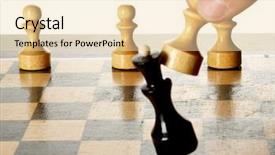  Presentation with chess - Theme having universidad - view on the mondego river background and a teal colored foreground