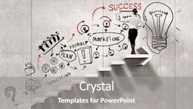  Presentation with business summit - Cool new presentation with leadership summit - businesswoman presenting her business ideas backdrop and a gray colored foreground