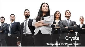  Presentation with successful - Presentation design enhanced with leadership teamwork success - happy successful business team isolated background and a dark gray colored foreground