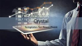  Presentation with new technology - Theme having technology leadership - new media technologies for business background and a wine colored foreground