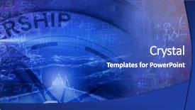  Presentation with direction - PPT layouts consisting of leadership text against high background and a cobalt blue colored foreground