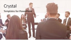  Presentation with coach - Slides featuring leading - coach leads the session background and a lemonade colored foreground