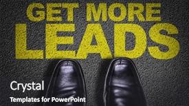  Presentation with shoes - Amazing slides having leading - top view of business shoes backdrop and a dark gray colored foreground