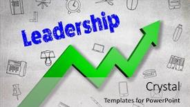  Presentation with generated image fractal geometry chaos - Beautiful theme featuring leading indicator - digitally generated image of leadership backdrop and a light gray colored foreground