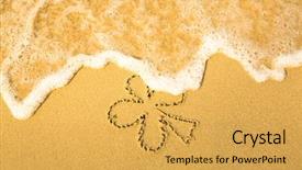  Presentation with clover - Amazing slides having st patricks - clover leaf concept st patrick backdrop and a yellow colored foreground