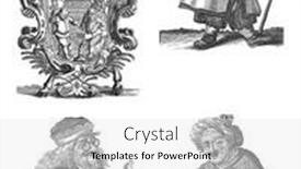  Presentation with wind - PPT layouts having leaf-with-caricatures-of-dwarfs background and a white colored foreground