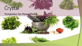  Presentation with leafy greens - Cool new slide set with african worker waking his sleeping backdrop and a gray colored foreground