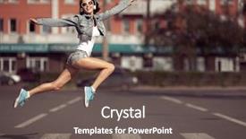  Presentation with dance beautiful couple dancing ballroom - Colorful PPT theme enhanced with leap - beautiful dancing girl backdrop and a gray colored foreground