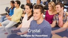  Presentation with teamwork school - Theme having learn communicate - education high school teamwork background and a  colored foreground