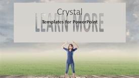  Presentation with learn - Theme with comprehend - learn more words on blank background and a light gray colored foreground