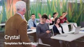  Presentation with study - PPT layouts featuring learn old man woman - group of students study background and a  colored foreground