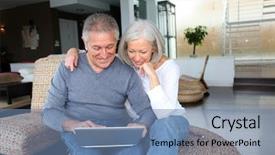  Presentation with internet of things home automation - Beautiful slides featuring woman in bikini eating a chocolate ice cream on a stick isolated on white background backdrop and a cream colored foreground