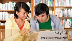  Presentation with students - Beautiful PPT theme featuring learn they are a learning backdrop and a coral colored foreground