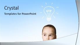  Presentation with handecap in school - Theme featuring learner solution - little cute school girl background and a light blue colored foreground