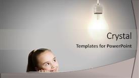  Presentation with school absence - Beautiful theme featuring learner solution - little cute school girl backdrop and a soft green colored foreground