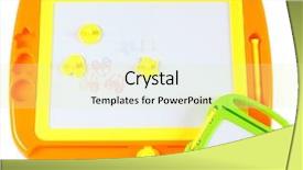  Presentation with magnet - Cool new presentation with learning board isolated backdrop and a blonde colored foreground