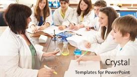  Presentation with students walking to class - Amazing slides having learning experience - group of teenage students backdrop and a lemonade colored foreground