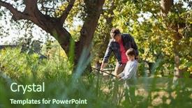  Presentation with river forest - Presentation with learning fly - father and son fishing background and a tawny brown colored foreground