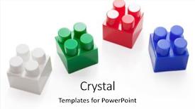  Presentation with learning - Slides featuring learning leisure game building block background and a white colored foreground