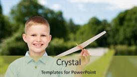  Presentation with energy of future - Presentation theme featuring blue sky background with clouds sky with clouds background and a dark gray colored foreground