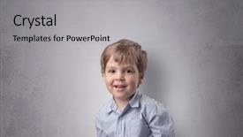  Presentation with maroon grey - Colorful slide set enhanced with learning psychology - adorable little boy portrait backdrop and a light gray colored foreground