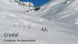  Presentation with zermatt switzerland the train track - Colorful PPT theme enhanced with learning skiing in scuol graubuenden switzerland backdrop and a light gray colored foreground