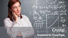  Presentation with thinking - Amazing presentation design having learning theory - beautiful young school girl thinking backdrop and a gray colored foreground