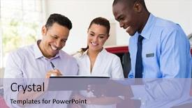  Presentation with car buying - Beautiful theme featuring lease - happy couple buying a new backdrop and a light blue colored foreground