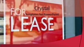  Presentation with reflecting - Colorful PPT layouts enhanced with lease sign on red backdrop and a coral colored foreground