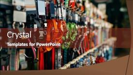  Presentation with pet - Amazing PPT theme having leashes-and-collars-variety backdrop and a tawny brown colored foreground