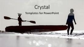  Presentation with silhouettes family - Theme with leasure - silhouettes family of mother background and a light gray colored foreground