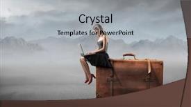  Presentation with object detection using deep neural networks - Amazing presentation design having leather bag - beautiful woman sitting backdrop and a light gray colored foreground