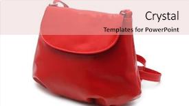  Presentation with leather bag - Amazing theme having leather bag - handbag backdrop and a  colored foreground