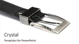  Presentation with old black men - Colorful slide deck enhanced with leather belt with small scratch backdrop and a white colored foreground