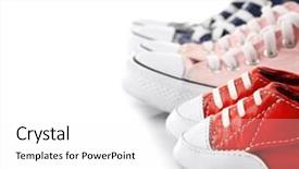  Presentation with single parents child counselling - Colorful PPT theme enhanced with leather bound - family concept shoes for parents backdrop and a white colored foreground