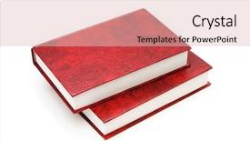  Presentation with bound - Amazing presentation theme having leather-bound books isolated backdrop and a lemonade colored foreground